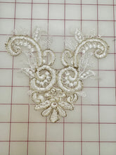 Applique - Gold Corded Lace Ivory Only Two Left! Dyeable Close-Out